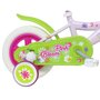 Voir la diapositive 2 : Vélo enfant - Modèle 10'' Fille Pink Bloom pour enfant de 75/90 cm avec stabilisateurs à molettes - Panier avant et roues batons