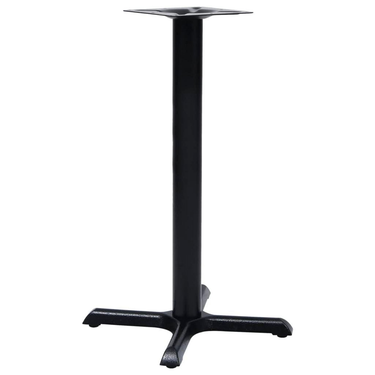 VIDAXL Pied de table de bistro noir 56x56x72 cm fonte