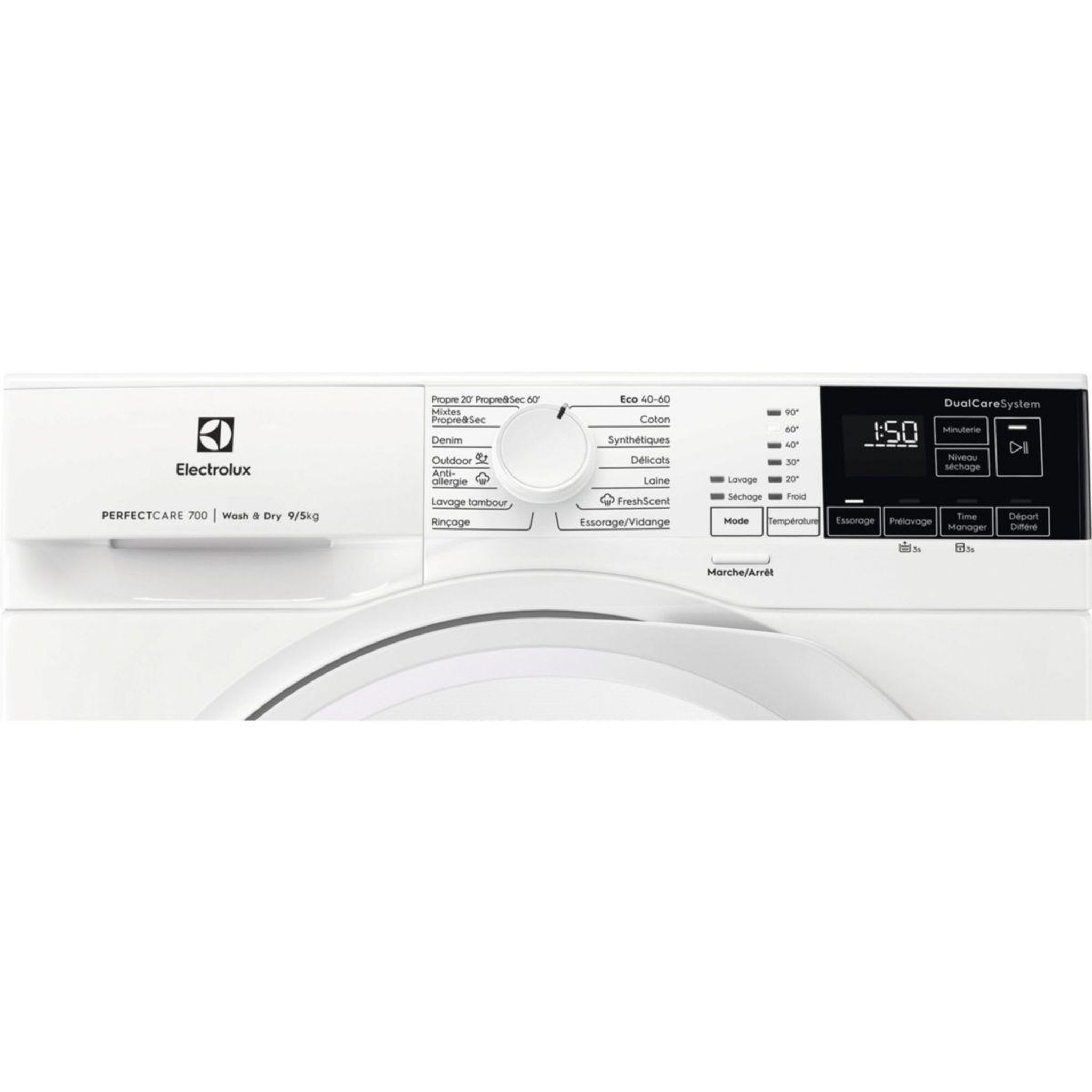 Voir la diapositive 2 : ELECTROLUX Lave linge séchant hublot ew7w4951eb