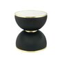 Voir la diapositive 2 : Paris Prix Table d'Appoint Design  Jokai  51cm Noir & Or