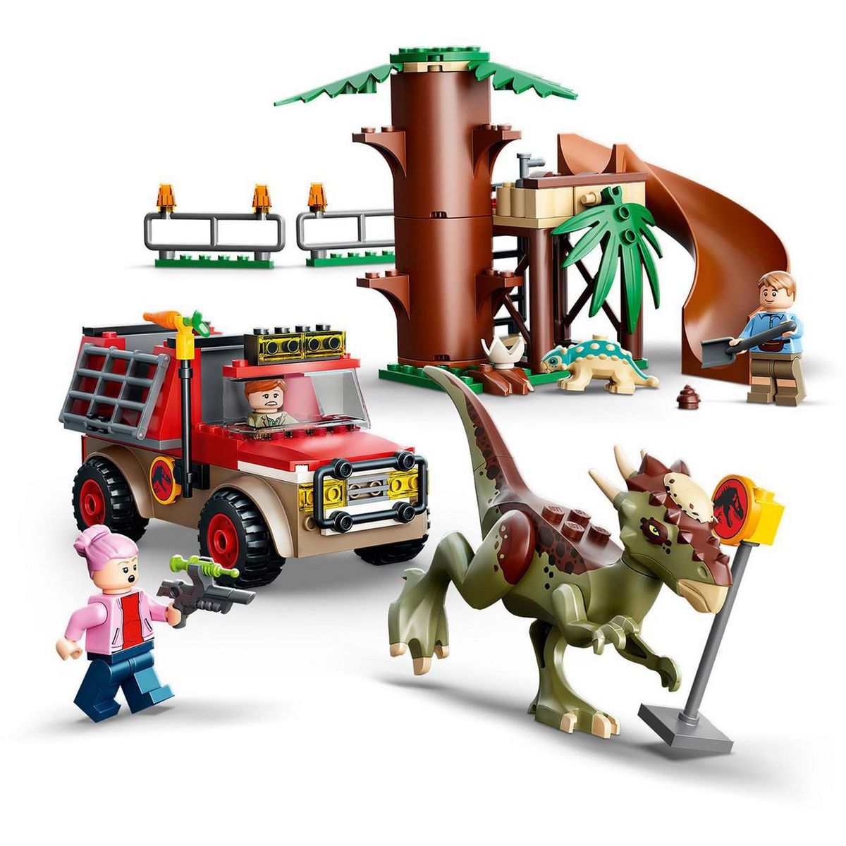 LEGO Jurassic World 76939 L'Évasion du Stygimoloch, Jouet Dinosaure, pour Enfants Dès 4 Ans