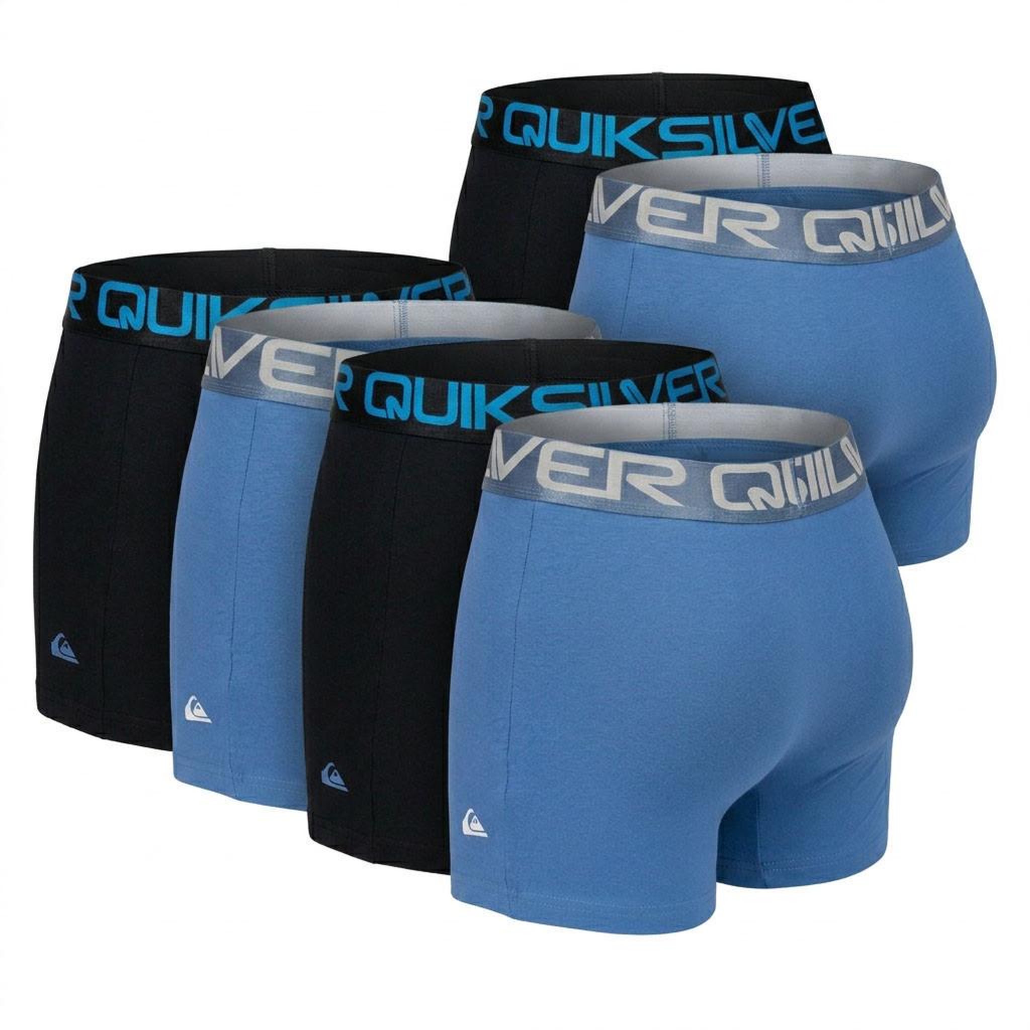 Voir la diapositive 5 : QUIKSILVER Quiksilver Pack de 6 Boxers Homme Coton Stretch Logo