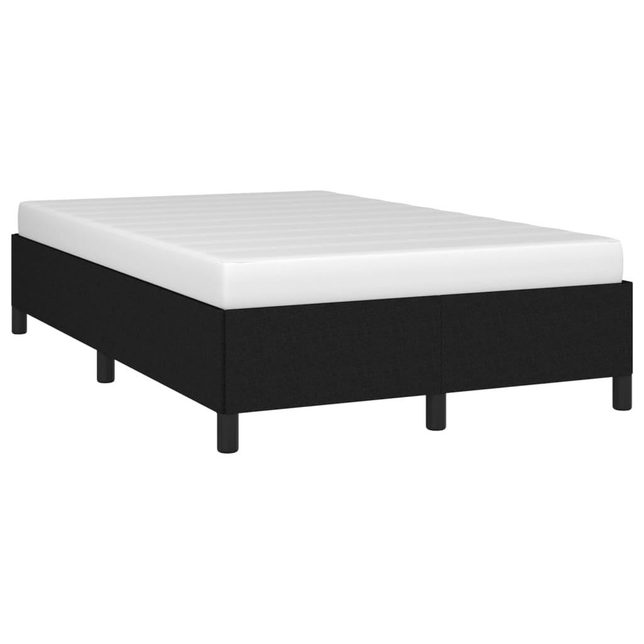 Voir la diapositive 4 : VIDAXL Cadre de lit sans matelas noir 120x190 cm tissu