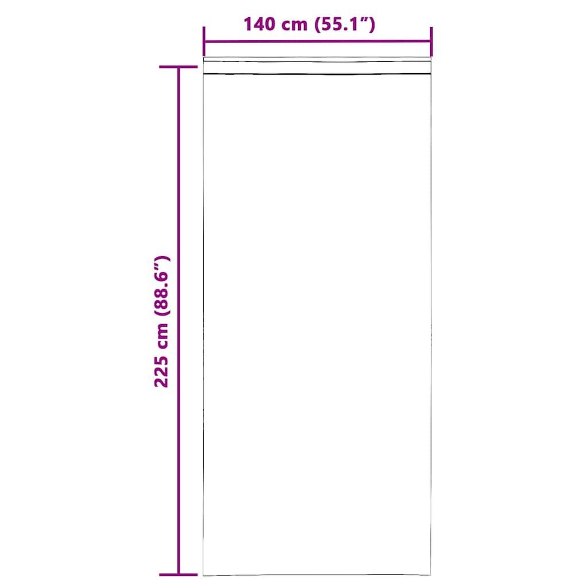 Voir la diapositive 6 : VIDAXL Rideaux en voile avec boucles 2 pcs violet 140x225 cm