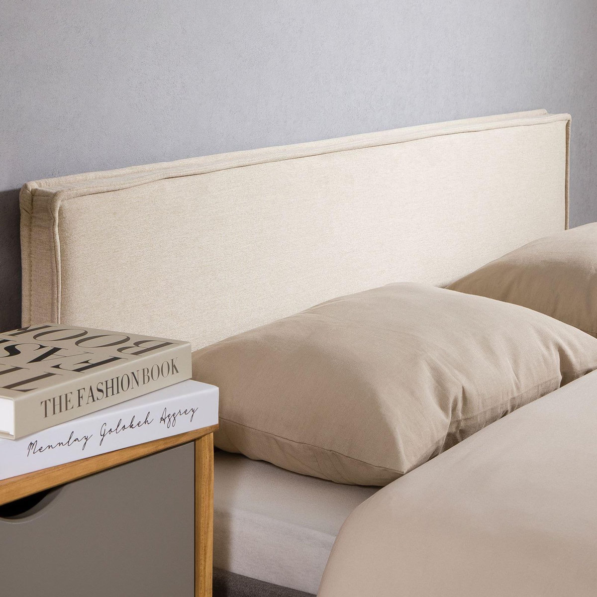 IDIMEX Tête de lit KLAO 160 sur pieds, en tissu