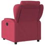 Voir la diapositive 3 : VIDAXL Fauteuil inclinable Rouge bordeaux Tissu