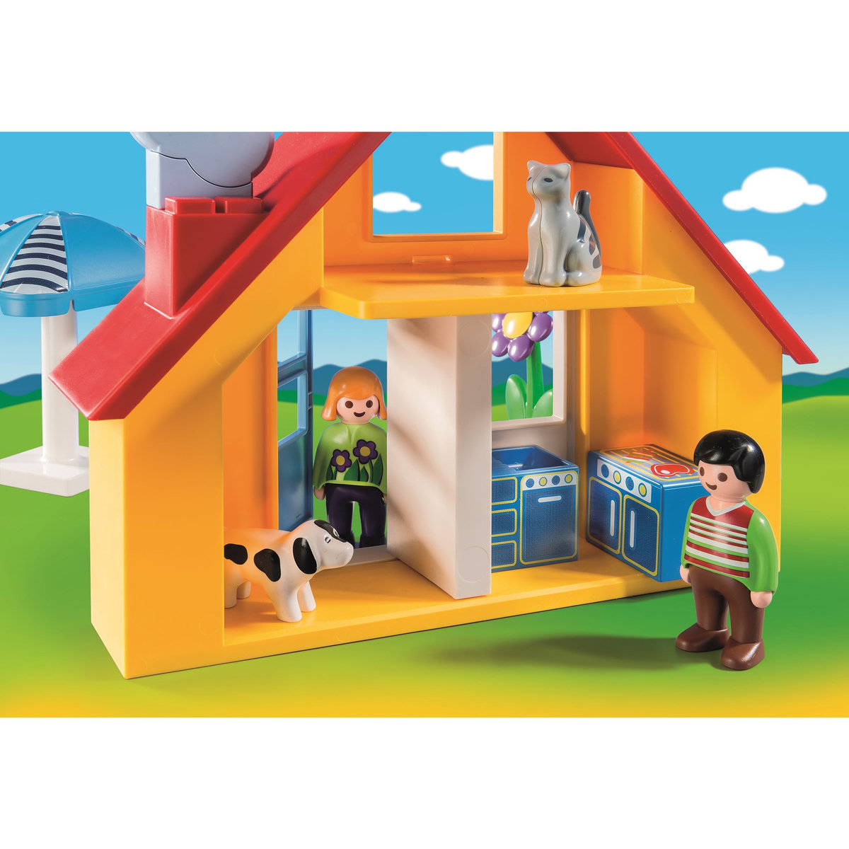 PLAYMOBIL 9527 - 1.2.3 - Maison de vacances