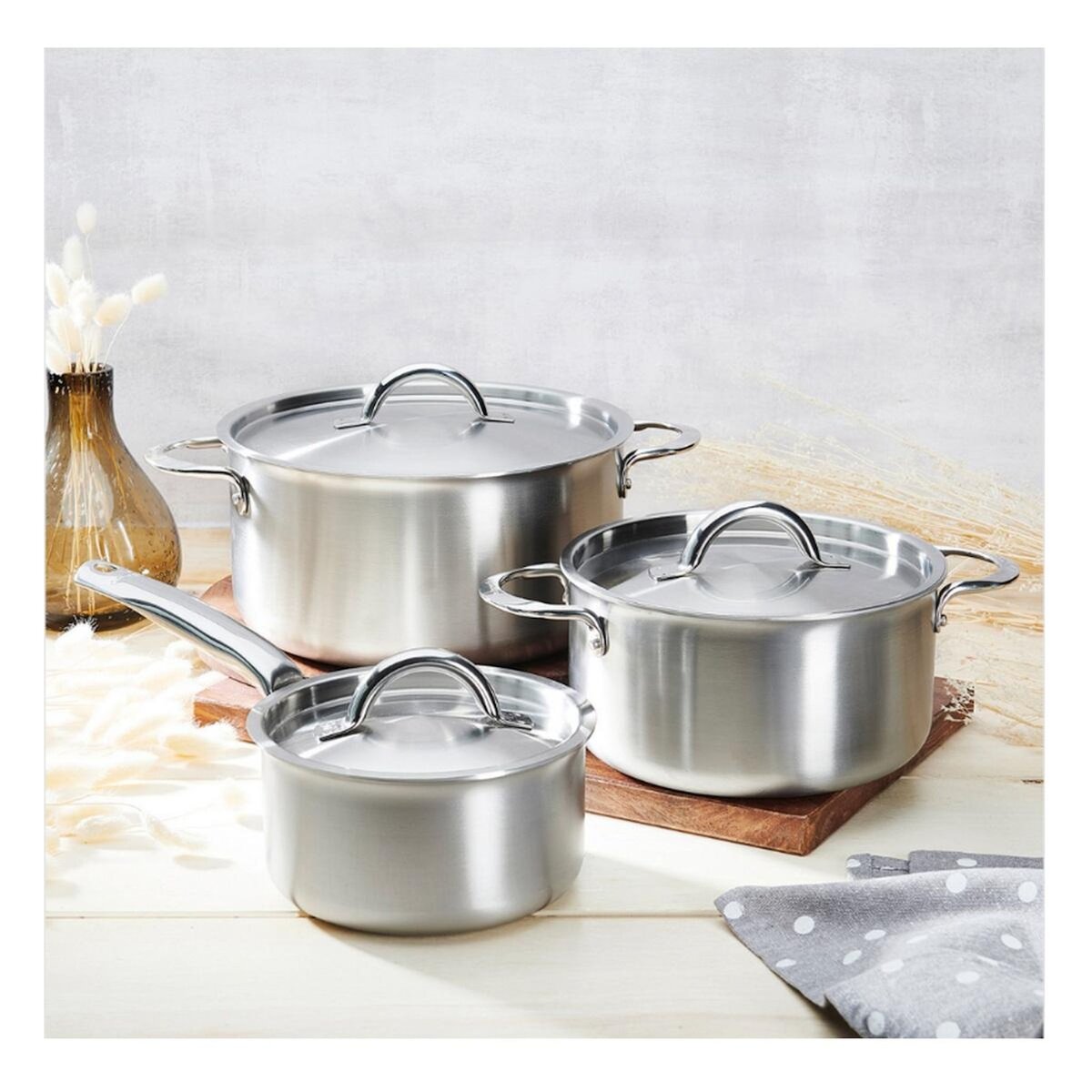 De buyer Batterie de cuisine 3 pièces - 3601.06