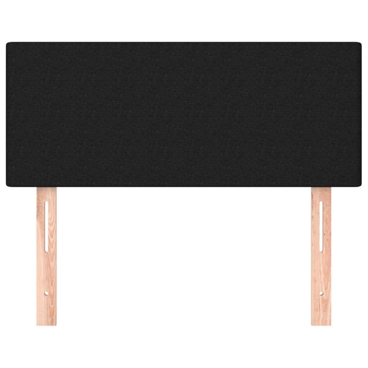 VIDAXL Tete de lit Noir 80x5x78/88 cm Tissu