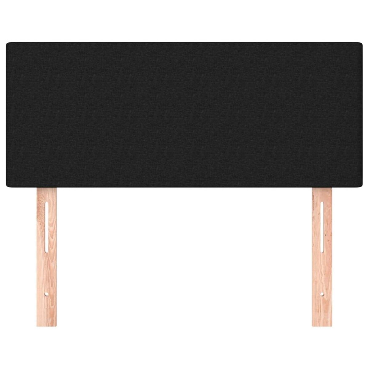 VIDAXL Tete de lit Noir 80x5x78/88 cm Tissu