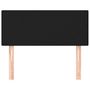 Voir la diapositive 3 : VIDAXL Tete de lit Noir 80x5x78/88 cm Tissu