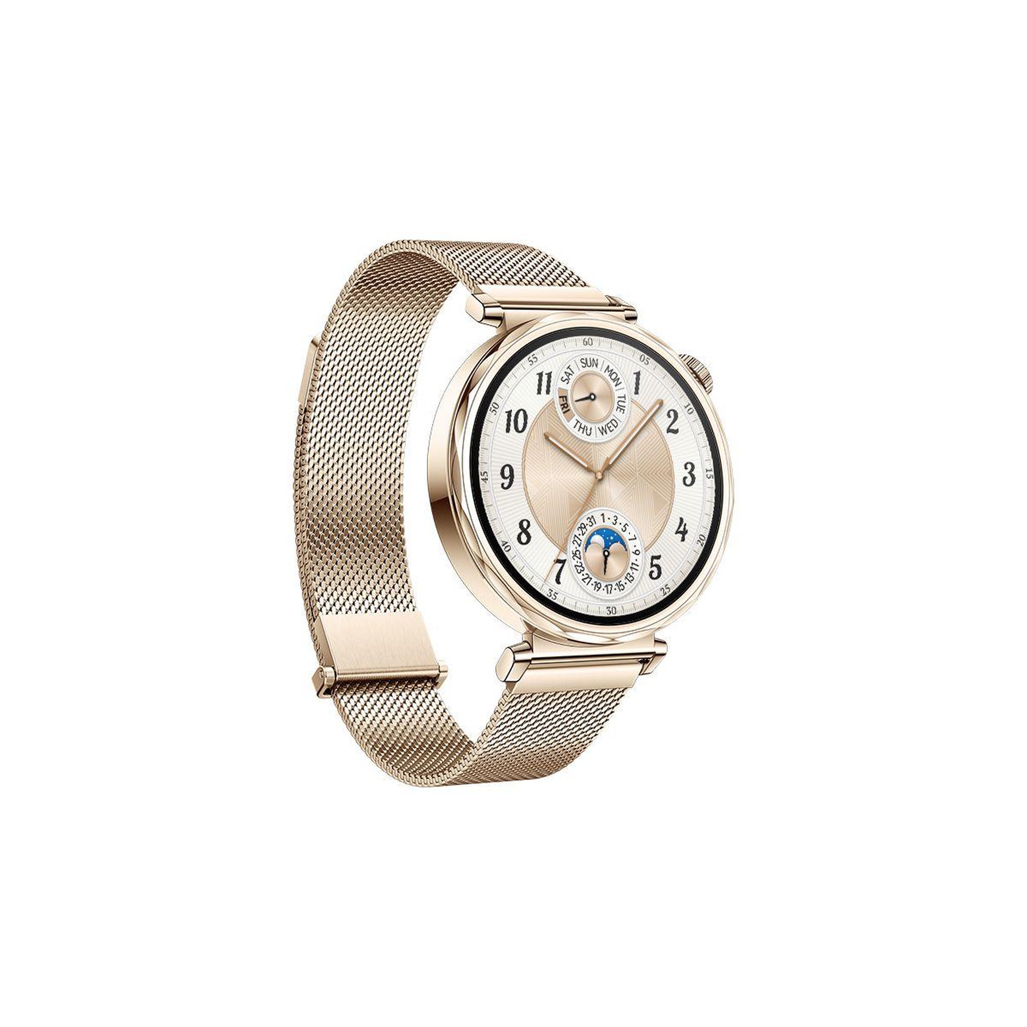 Voir la diapositive 3 : HUAWEI Montre connectée Watch GT5 41mm Or