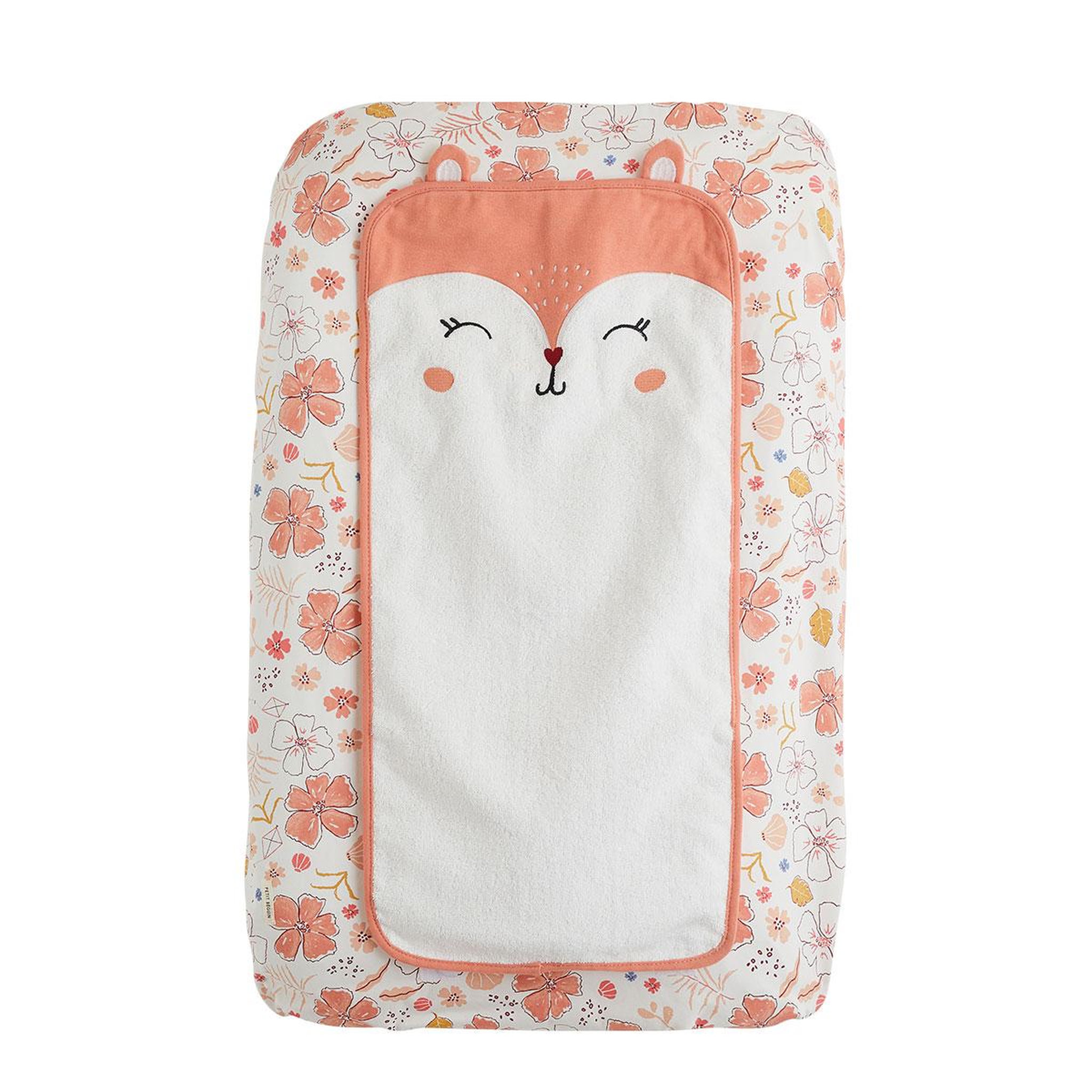 Voir la diapositive 5 : Petit Béguin Housse de matelas à langer + 2 tapis de change santa giulia