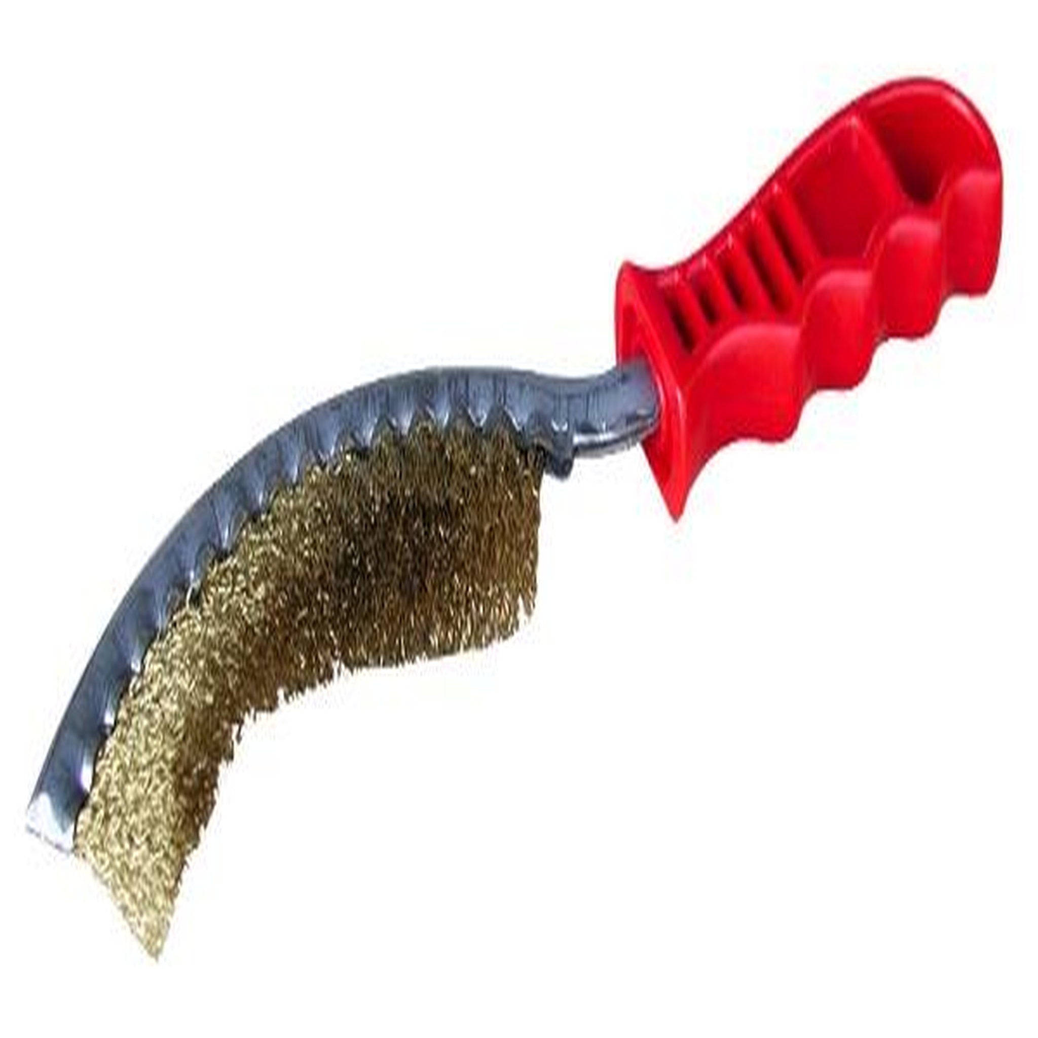 OUTIFRANCE Brosse metallique concave acier laitonné