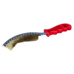 OUTIFRANCE Brosse metallique concave acier laitonné