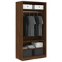 Voir la diapositive 4 : VIDAXL Garde-robe chene marron 100x50x200 cm bois d'ingenierie