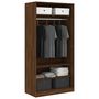 Voir la diapositive 4 : VIDAXL Garde-robe chene marron 100x50x200 cm bois d'ingenierie