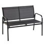 Voir la diapositive 3 : GARDENSTAR Salon bas de jardin - 4 places - Acier - Noir