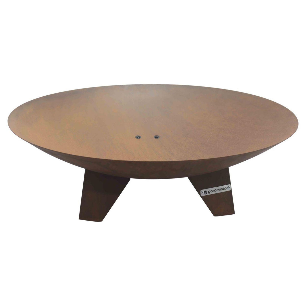GARDENSTAR Braséro rond extérieur - Acier effet rouillé - D72cm
