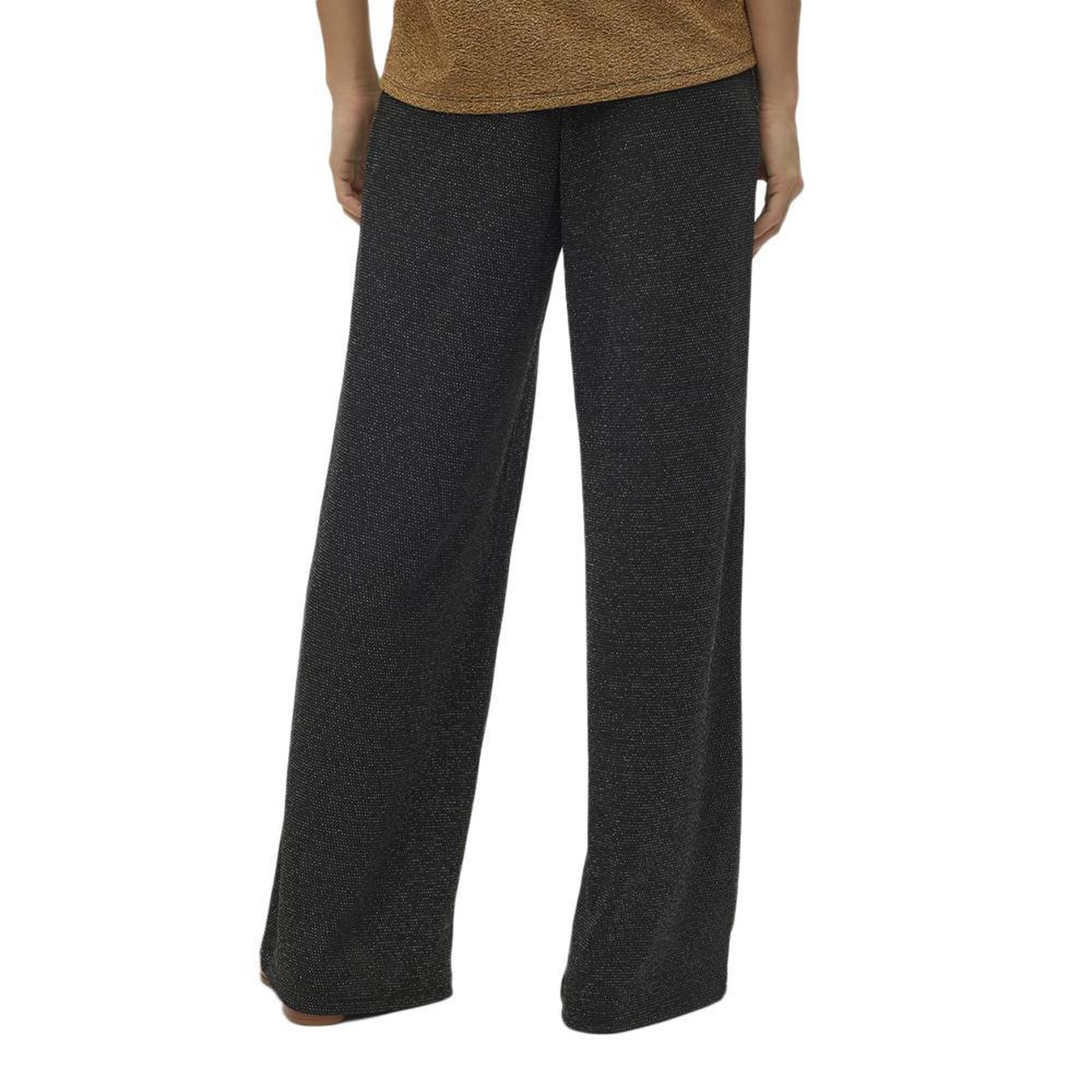 Voir la diapositive 2 : Vero Moda Pantalon Ample Noir/Argenté Femme Vero Moda Kanva Glitter