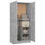 Voir la diapositive 4 : VIDAXL Garde-robe Gris beton 82,5x51,5x180 cm Agglomere