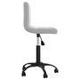 Voir la diapositive 4 : VIDAXL Chaise pivotante de bureau Gris clair Velours