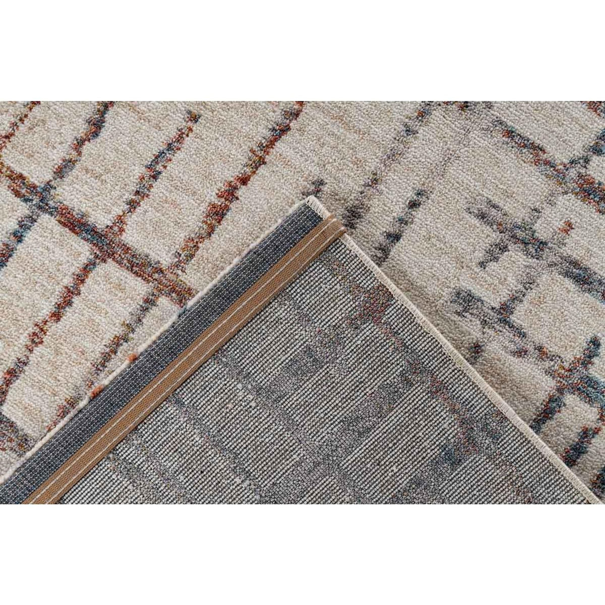 Paris Prix Tapis Tissé Imprimé Géométrique  Jaka  Crème