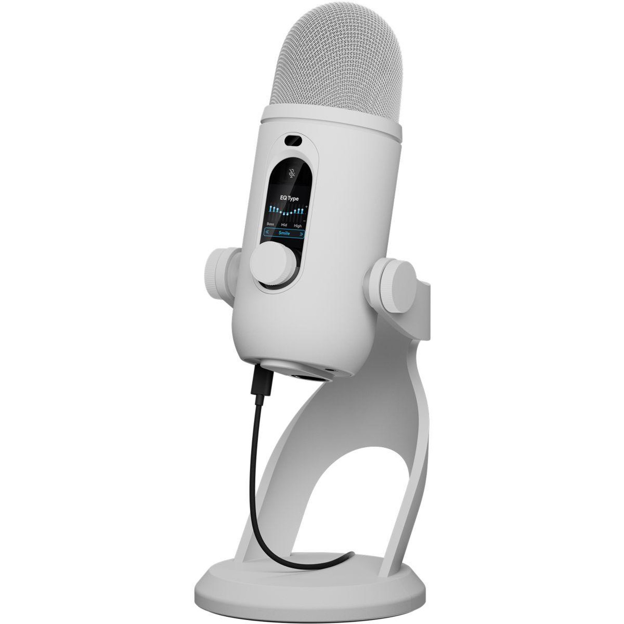 Logitech Micro Gamer Blue Yeti 2 Blanc