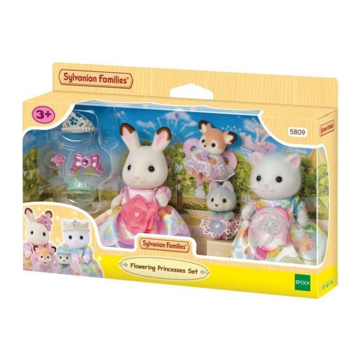 Sylvanian Families Les princesses en robes a fleurs - SYLVANIAN FAMILIES - 5809