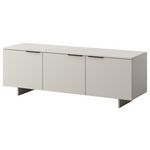 BEST MOBILIER Canterbury - meuble tv - beige - 3 portes - 150 cm. Coloris disponibles : Beige