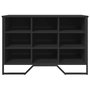 Voir la diapositive 4 : VIDAXL Armoire a chaussures noir 90x38x61,5 cm bois d'ingenierie