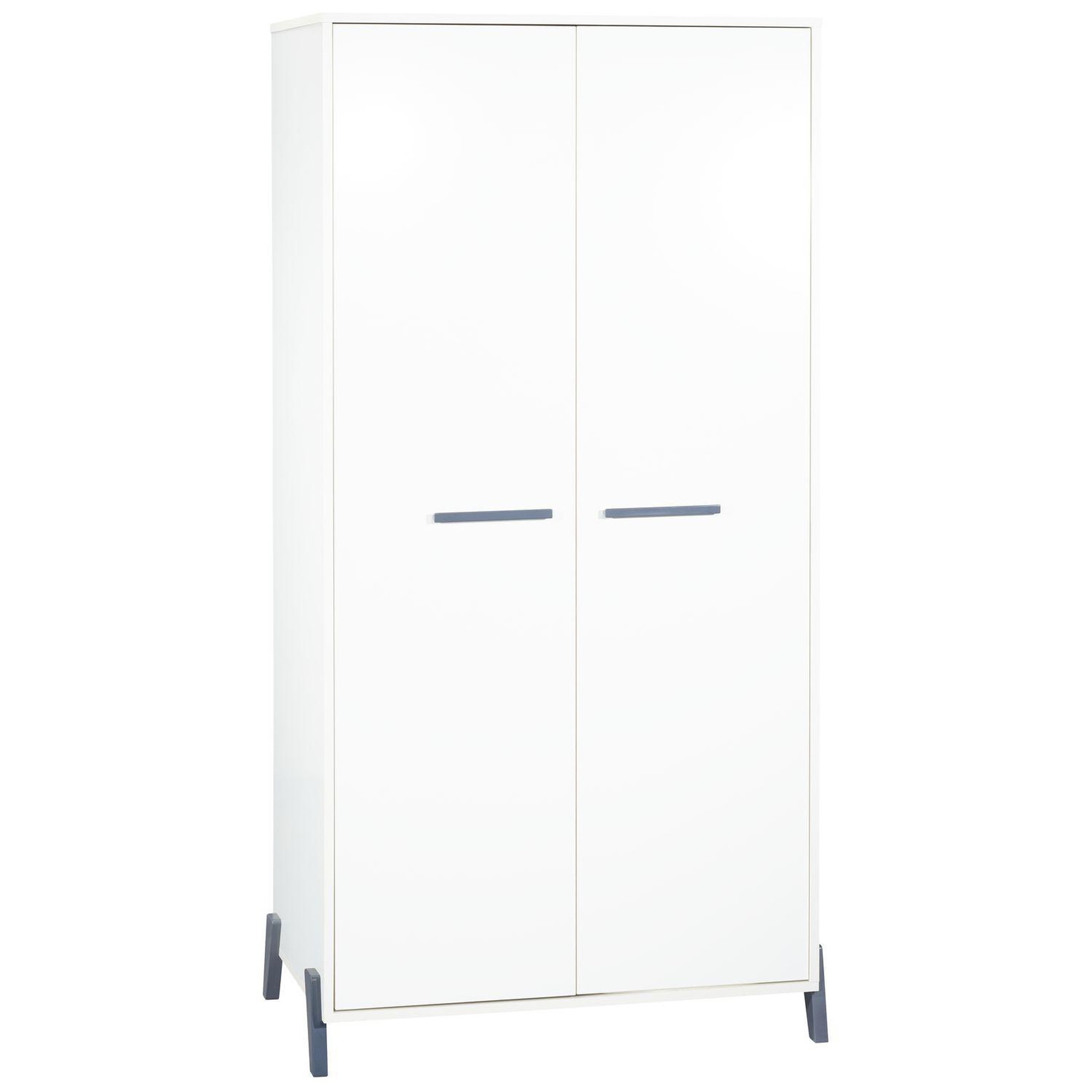 Voir la diapositive 1 : BABY PRICE Armoire bébé 2 portes JOY, coloris gris
