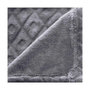 Voir la diapositive 2 : ATMOSPHERA Plaid Imprimé  Losange 3D  125x150cm Gris