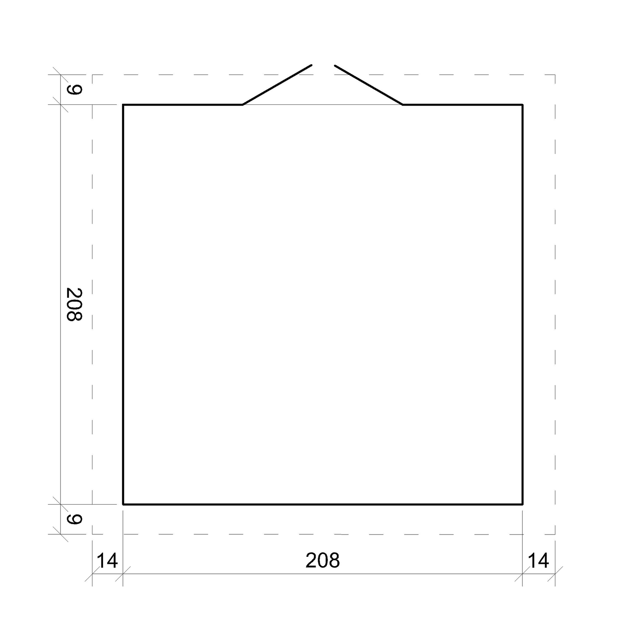 Voir la diapositive 5 : TIMBELA Abri de Jardin en Bois 4.33 m² Cabanon Jardin Exterieur à Outils et Velo avec Fenêtres M369