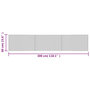 Voir la diapositive 6 : VIDAXL Tapis rectangulaire marron 60x300 cm bambou
