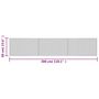 Voir la diapositive 6 : VIDAXL Tapis rectangulaire marron 60x300 cm bambou