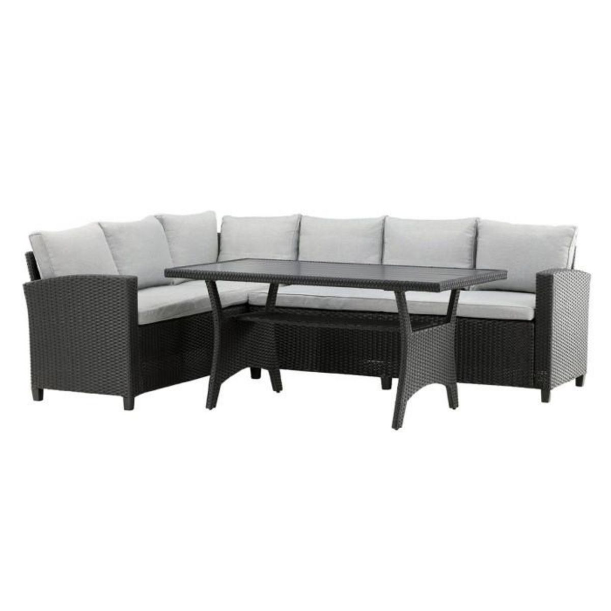 Paris Prix Salon d'Angle de Jardin  Brentwood  230cm Noir