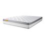 Voir la diapositive 3 : SEPTNUITS Pack matelas + sommier gris 140x190 Memo Zen Mousse à mémoire de forme 5 zones de confort MAXI épaisseur + Couette + 2 oreillers
