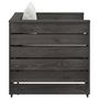 Voir la diapositive 5 : VIDAXL Salon de jardin 2 pcs avec coussins Bois impregne de gris