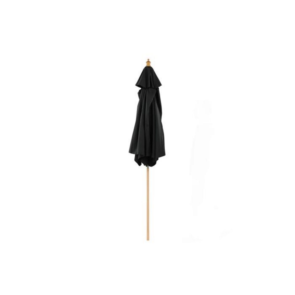 Paris Prix Parasol en Bois  Corypho  250cm Noir