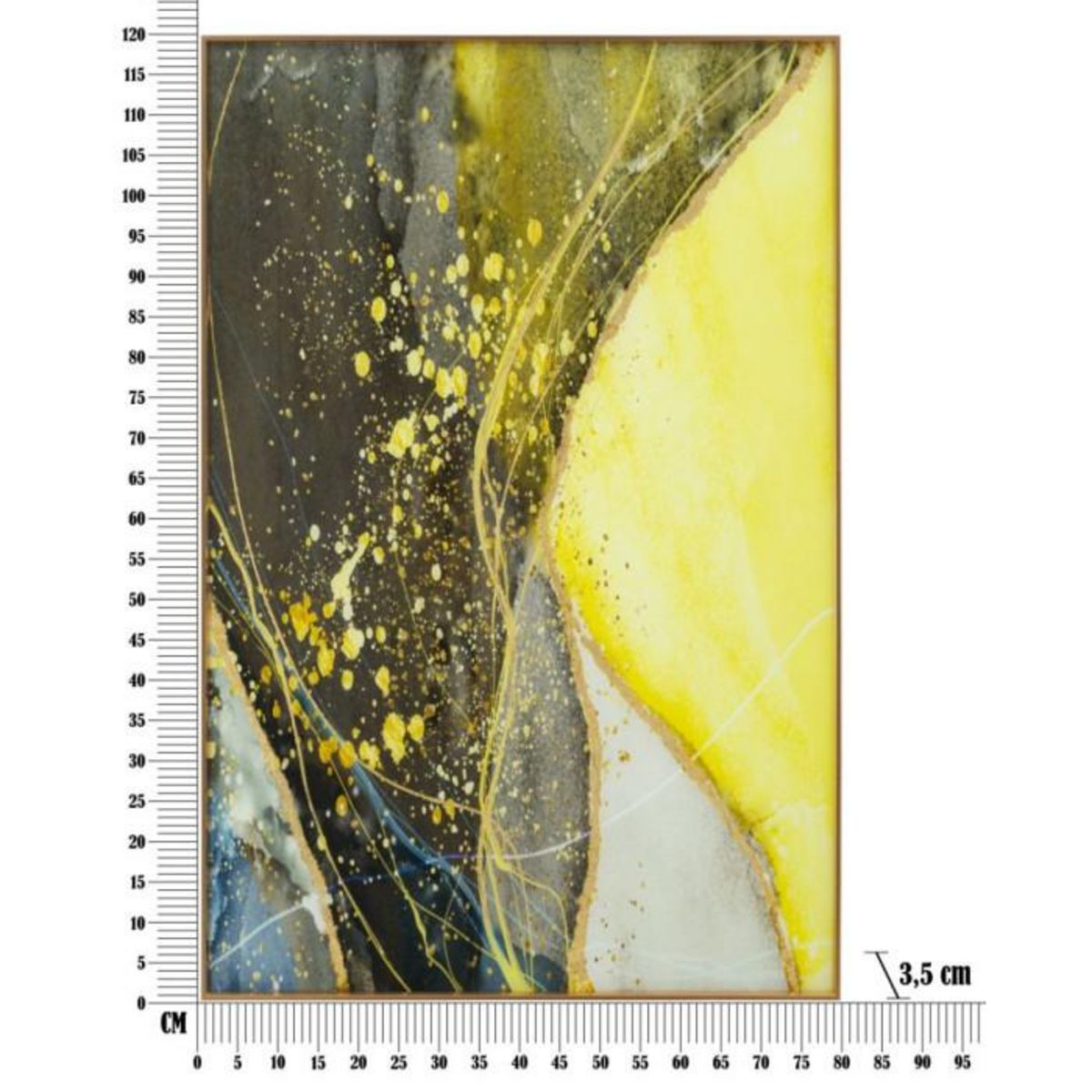 Paris Prix Tableau Déco en Verre  Sunny  80x120cm Multicolore