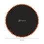 Voir la diapositive 3 : HOMCOM Tapis de rechange trampoline Ø 3,7 m ressorts 14 cm outil 72 crochets en V inclus orange noir