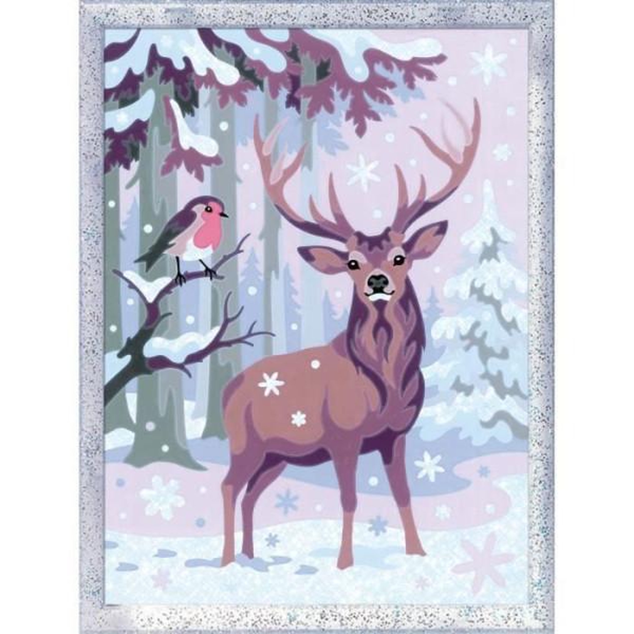 Voir la diapositive 3 : RAVENSBURGER CreArt Kids 18x24cm Cerf romantique, Kit de peinture par numéros Numéro d'Art, Des 9 ans, 25831, Ravensburger
