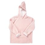 Paris Prix Sweat à Capuche Enfant  Plaid  66cm Rose