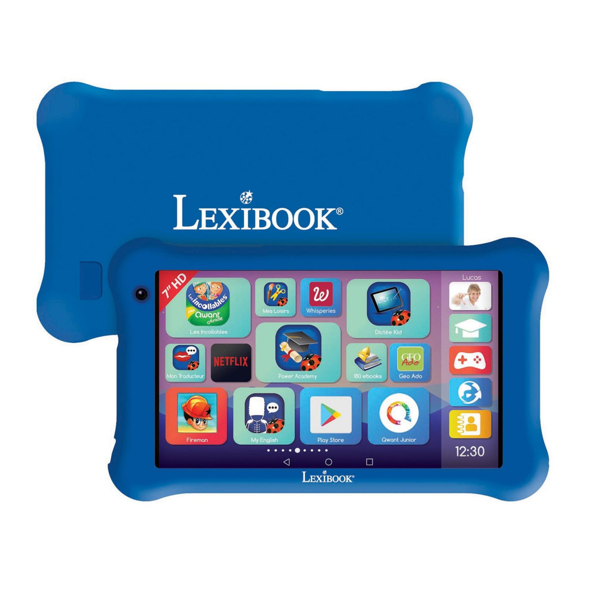 Lexibook LexiTab  Master 7  la tablette ludo-éducative pour les 6-14 avec contrôle parental et coque en silicone (version FR)