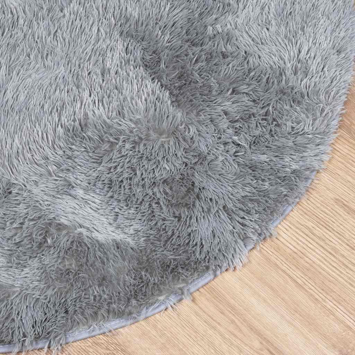 VIDAXL Tapis shaggy a poils longs NAVARRA gris argente 300x200 cm