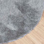 Voir la diapositive 4 : VIDAXL Tapis shaggy a poils longs NAVARRA gris argente 300x200 cm