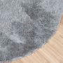 Voir la diapositive 4 : VIDAXL Tapis shaggy a poils longs NAVARRA gris argente 300x200 cm