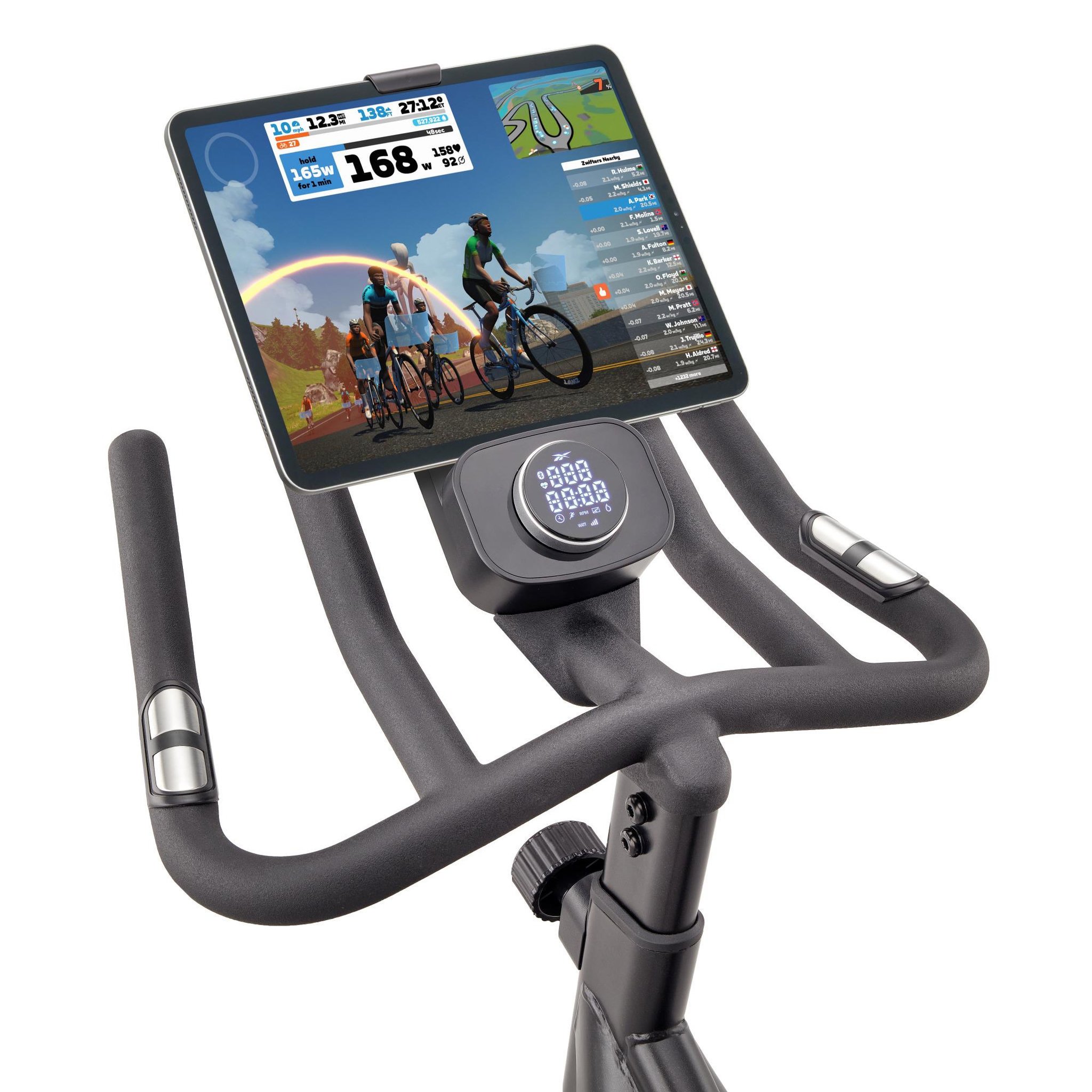 Voir la diapositive 3 : Reebok Spinning bike de fitness ergomètre - reebok - modèle fr30  - maison/appartement - roue d'inertie 18 kg - ecran led