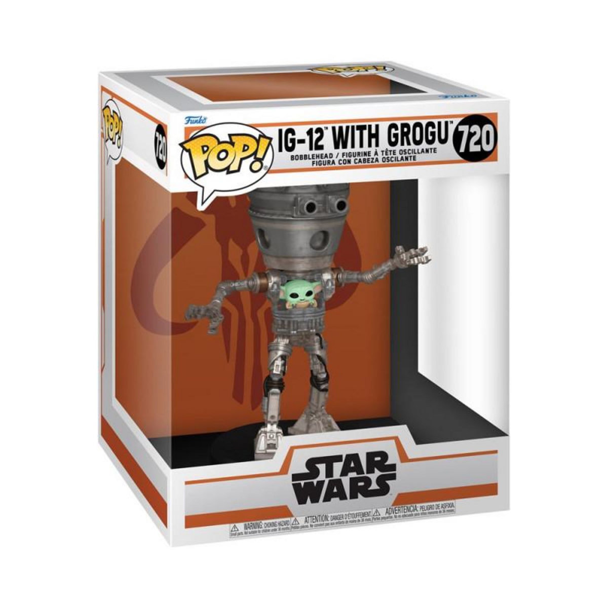 Funko Figurine Funko Pop Deluxe The Mandalorian S10 Grogu IG 12